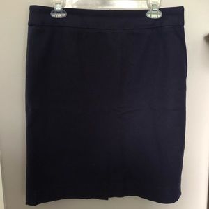 Navy Pencil Skirt